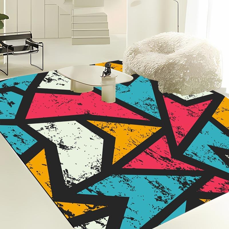 Graffiti Seamless Pattern Large Area Carpet for Living Room Bedroom Sofa Doormat Kitchen FloorTapete Anti-slip Decor Alfombra HD