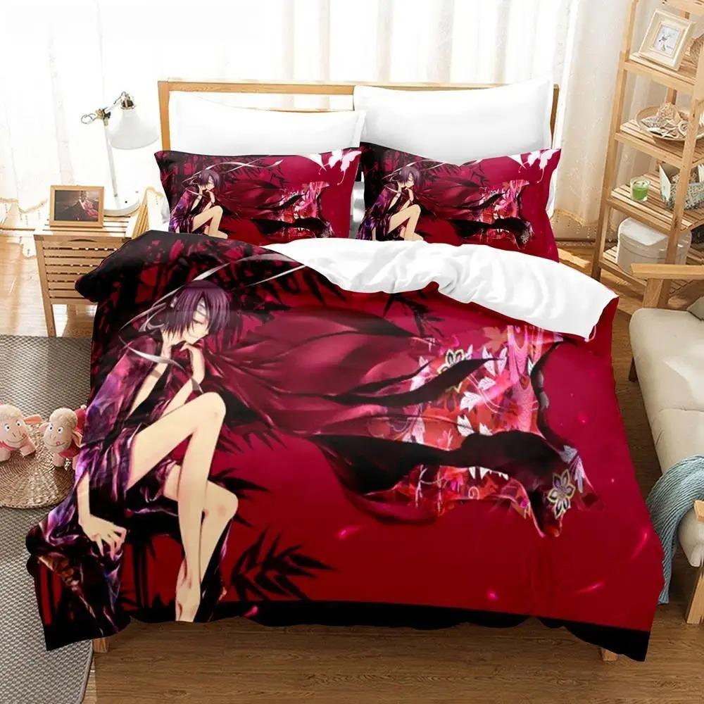 Brand New Gintama Bed Linen Collection Bed Cover Pillowcases For Adult Kids Twin Size Size Double Size Full Queen Dimension King Dimension Kids Teens