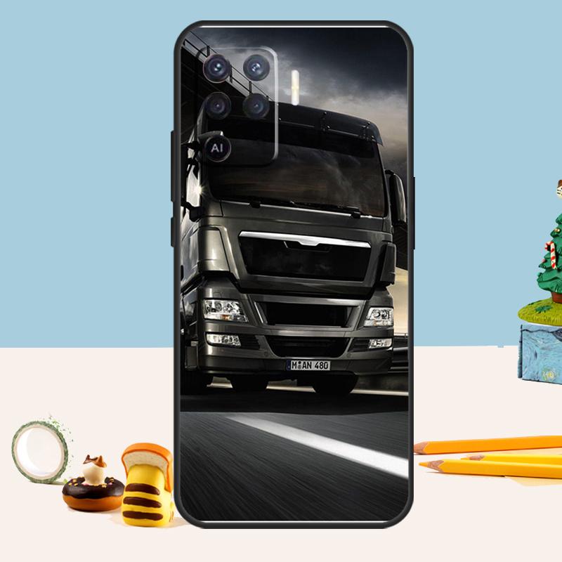 Truck Car For OPPO A98 A78 A58 A53 A54 A57 S A52 A72 A17 A77 A74 A94 A5 A9 A53 A15 A16 A76 A96 Case