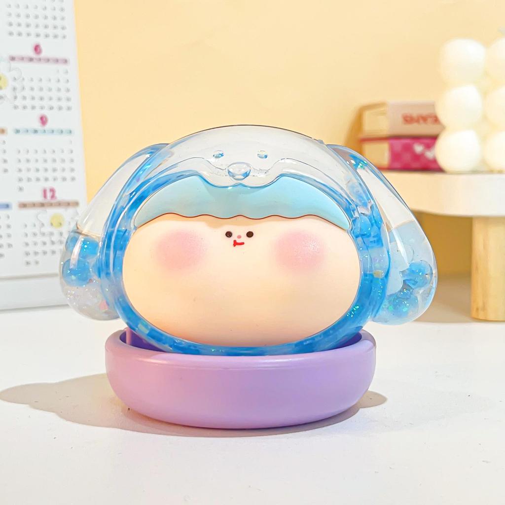 Douyin Style Lilith Dog Head Cartoon Glitter Ornaments Blind Box