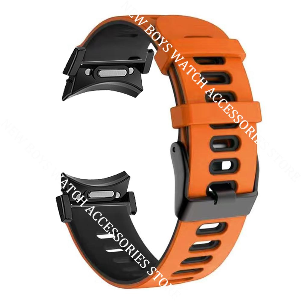 Quick Fit Silicone Strap Correa for Samsung Galaxy Watch 4/6 Classic 47mm 43mm 4/5/6 40mm 44mm No Gaps Bracelet Watch Band