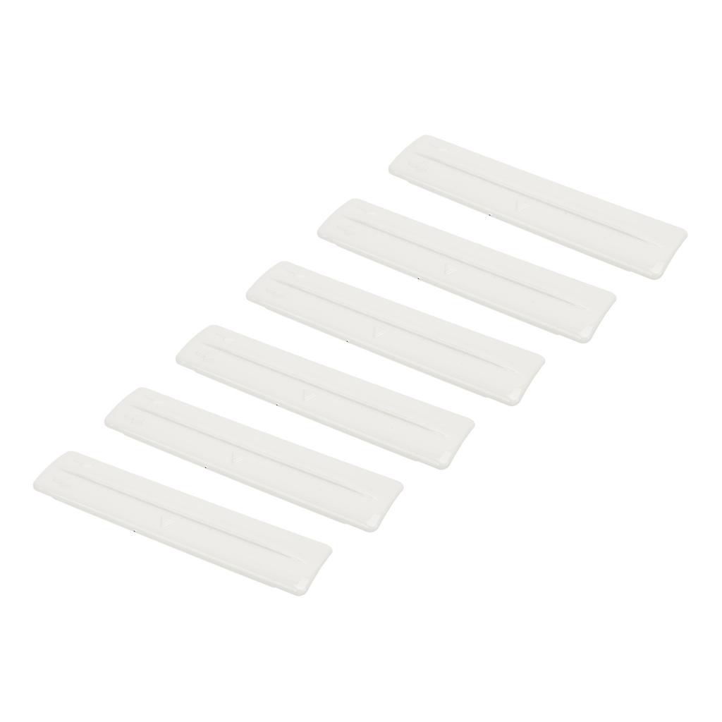 6PCS Roof Rack Removal Cover High Strength ABS Roof Drip Rack Molding Trim Clips Set for Fj Cruiser 2007‑2014 White OE: