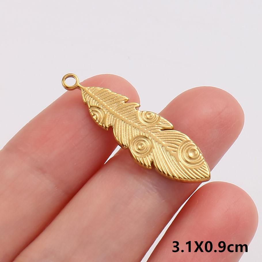 5pcs/Lot Exquisite Fashion Stainless Steel Hollow Flower Pendants For Jewelry Making Bracelets Necklace Plant Charm DIY Findings