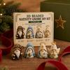 Talos 3D Gnome Bead Craft Kit, Beaded Nativity DIY Faith Religious Art Project with Tools And Instructions for Christians Adults