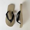 Premium Women's Black Double Layer Non-Slip Waterproof Flip-Flops for Summer Beach and Outdoor Wear