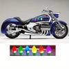 1 Set Christmas Decorations Christmas Light Bulb Shaped Reflective Magnetic Stickers Automobile Decoration Motorcycle Sticker