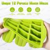 12 Cavity Summer Popsicles Molds Food grade Silicone DIY Ice Cream Tools With Wooden Sticks Easy-Release Popsicle Ice Maker