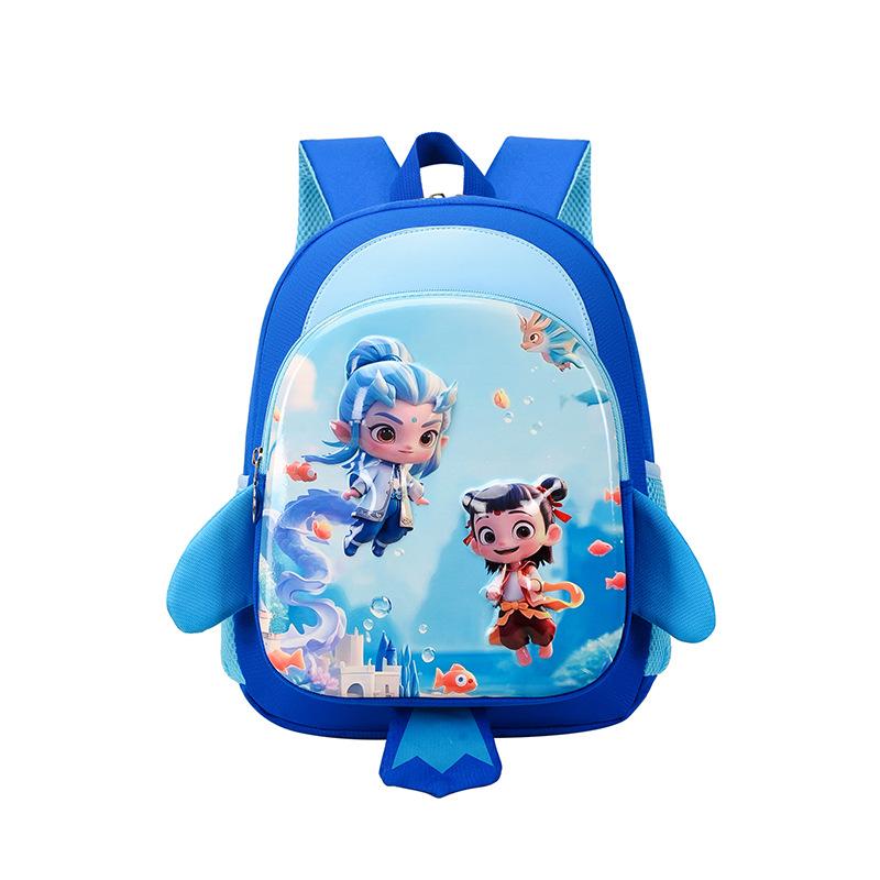 National Manga Cartoon Boys And Girls Backpack Foreign Style Printing Kindergarten Primary School Students Schoolbag Children Backpack