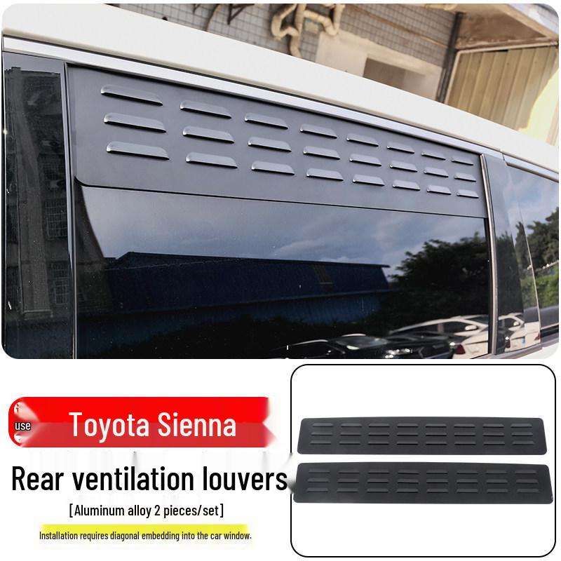 

Вентиляционные жалюзи на окна автомобиля Toyota Sienna Granvia: Дышащая противомоскитная сетка для кемпинга на открытом воздухе, обеспечивающая уединение