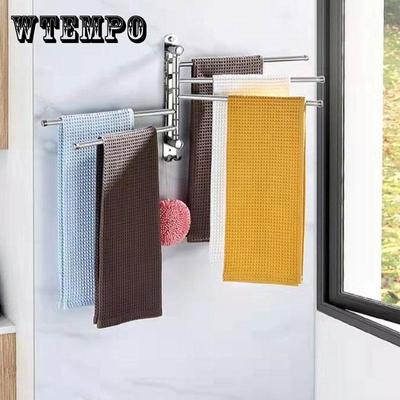 Obracany wieszak na ręczniki ze stali nierdzewnej 304 Toaleta Pojedynczy wieszak na ręczniki Łazienka Toaleta Łazienka Ścienny Porte Serviettes