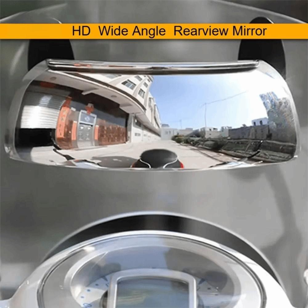 Clear Parabolic Windshield Wide Angle Mirror HD Convex Mirror  Motorcycle Part Tools
