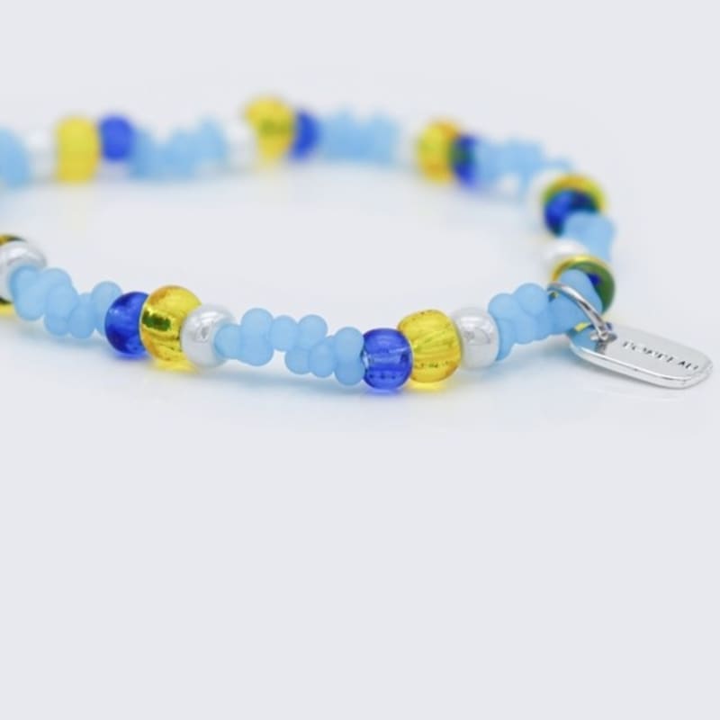 BONBEAU Sentimental Pastel Peanut Beads Bracelet Sentimental Pastel Bead Mix Banding Bracelet