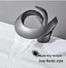 High-End European Style Brass Waterfall Basin Faucet in Golden Finish for Luxury Hotels and Villas