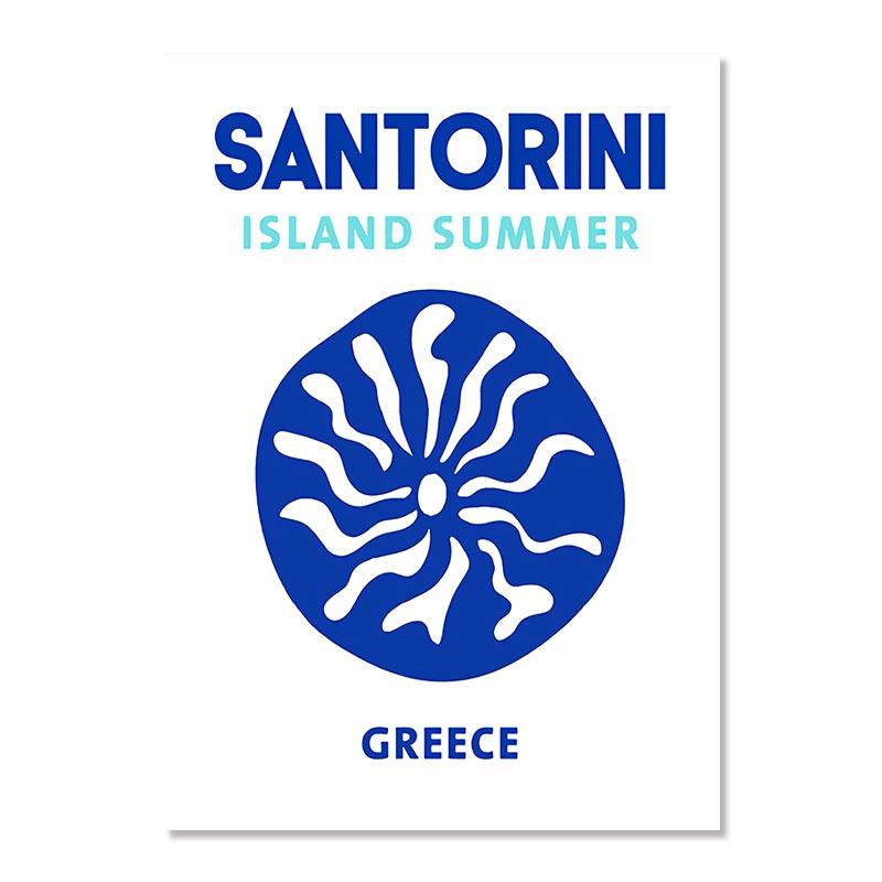 Ibiza Mykonos Tulum Athen Toskana Madrid Wandkunst Leinwand Poster und Drucke Nordische Malerei Wandbilder für Wohnzimmer Dekor