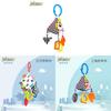 Baby Geometric Shape Plush Toy With Teething Rattle For Sensory Development