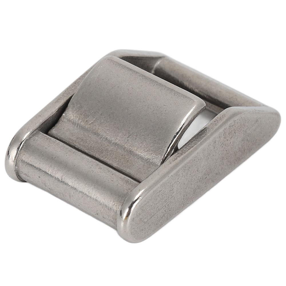 2 PCS Stainless Steel 316 Cam Buckles 1.06 Inch (27mm) Width Quick Release Lock Slider Buckles Adjustable Design