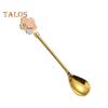 Stirring Spoon Flower Multifunctional Anti-scratch Beautiful Long Handle Dessert Snack Kid's Scoop Restaurant Supplies