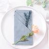 Solid Color Cloth Napkin Elegant Reusable Fabric Napkin Washable Farmhouse Napkin for Wedding Baby Shower Dining Table