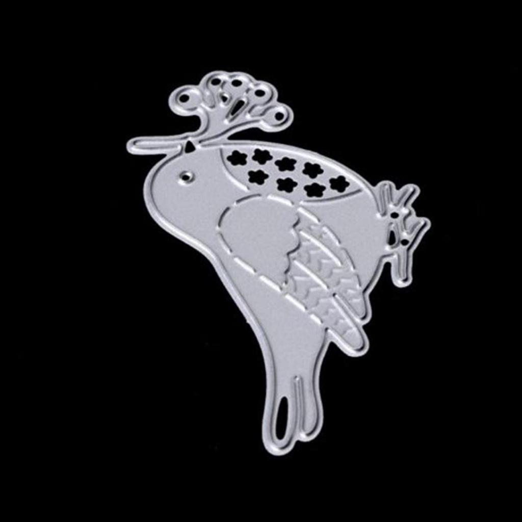 Härliga Fågel Stansmallar Schablon DIY Scrapbook Papper Kort Prägling Hantverksverktyg