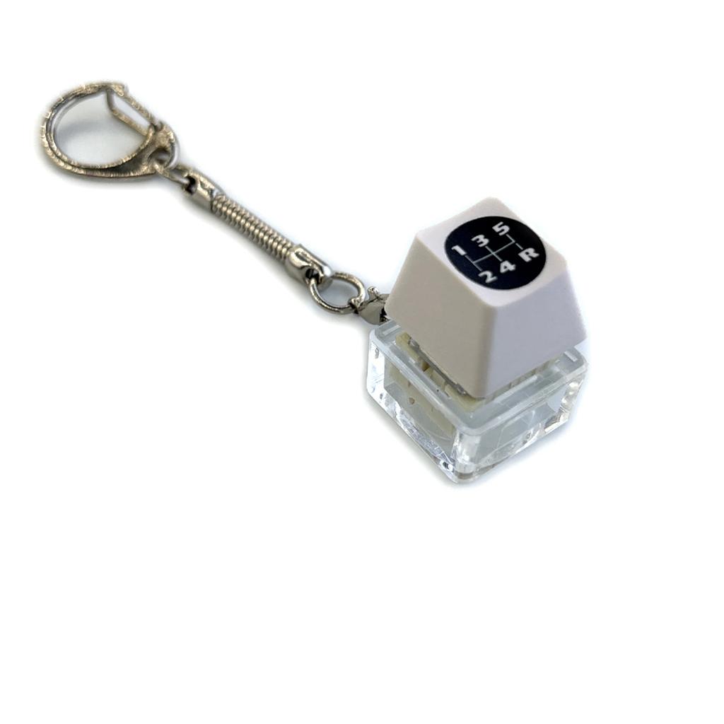 Decompression Keychain Mechanical Keyboard Button Keyring Fingertip Key Cap Pendant Antistress Toy