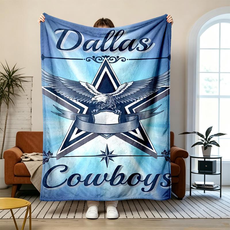 Dallas Cowboys Soft and Comfortable Flannel Suitable for Sofas Living Rooms Outdoor Camping Travel and Also Makes a Great Anniversary Gif