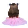 55cm NPK Bebe Doll Reborn Toddler Girl Pink Princess Baty Toy Very Soft Full Body Silicone Girl Doll