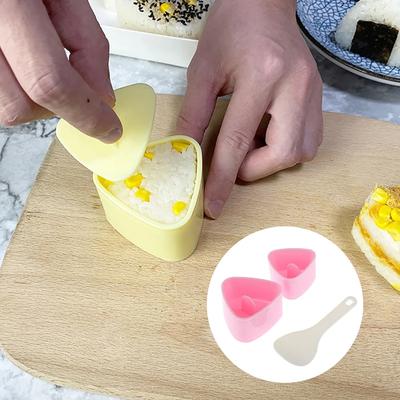 תבנית סושי עשה זאת בעצמך אוניגירי כדור אורז מכבש מזון תבנית משולשת להכנת סושי ערכת סושי אביזרי בנטו למטבח יפני