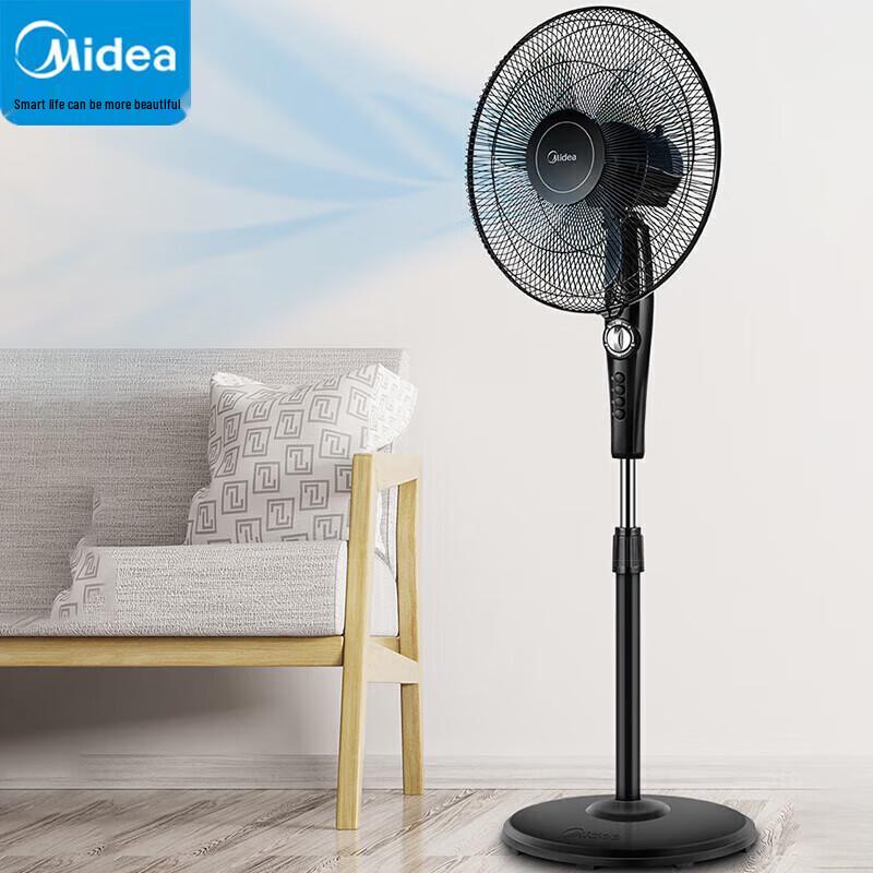 Midea Adjustable Oscillating Pedestal Fan