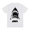 Jaws Vintage Tshirt Amity Island Welcomes You Shark fin Movie Cotton Men T shirt New Tee Tshirt Womens Tops