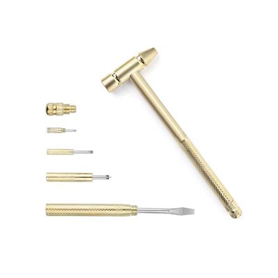 1pc Multifunctional Small Hammer for Home Use, a Six-In-One Tool with a Mini Screwdriver And Metal Hammer