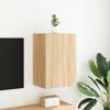 TV Wall Cabinet Sonoma Oak 40.5x30x60 Cm Engineered Wood