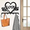 Creative Cat Metal Key Hooks Wall Mounted Organizer Rustproof Home Decor