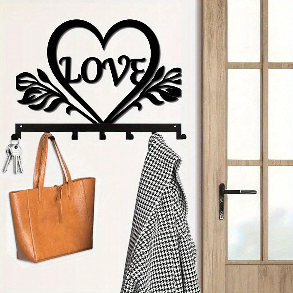 Creative Cat Metal Key Hooks Wall Mounted Organizer Rustproof Home Decor