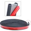 Multiple Purpose Truck Tailgate Trunk Seal Strips 7.5m Strong Rubber Weatherstrip Simple Installs for Campers Vehicles