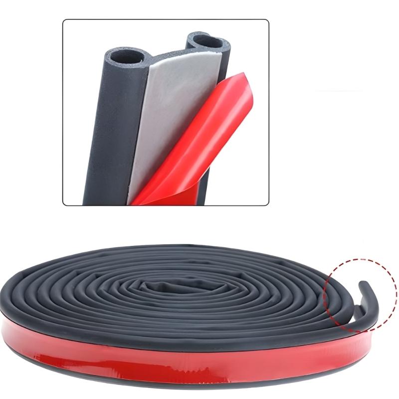 Multiple Purpose Truck Tailgate Trunk Seal Strips 7.5m Strong Rubber Weatherstrip Simple Installs for Campers Vehicles
