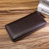 New Men's Wallet European and American Leather First Layer Cowhide Coin Purse Long Clutch Bag Business Gift Small Bag