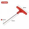 Compact Size Alloy Steel Spanner Nut Driver Tool T-type Inner Hex Wrench