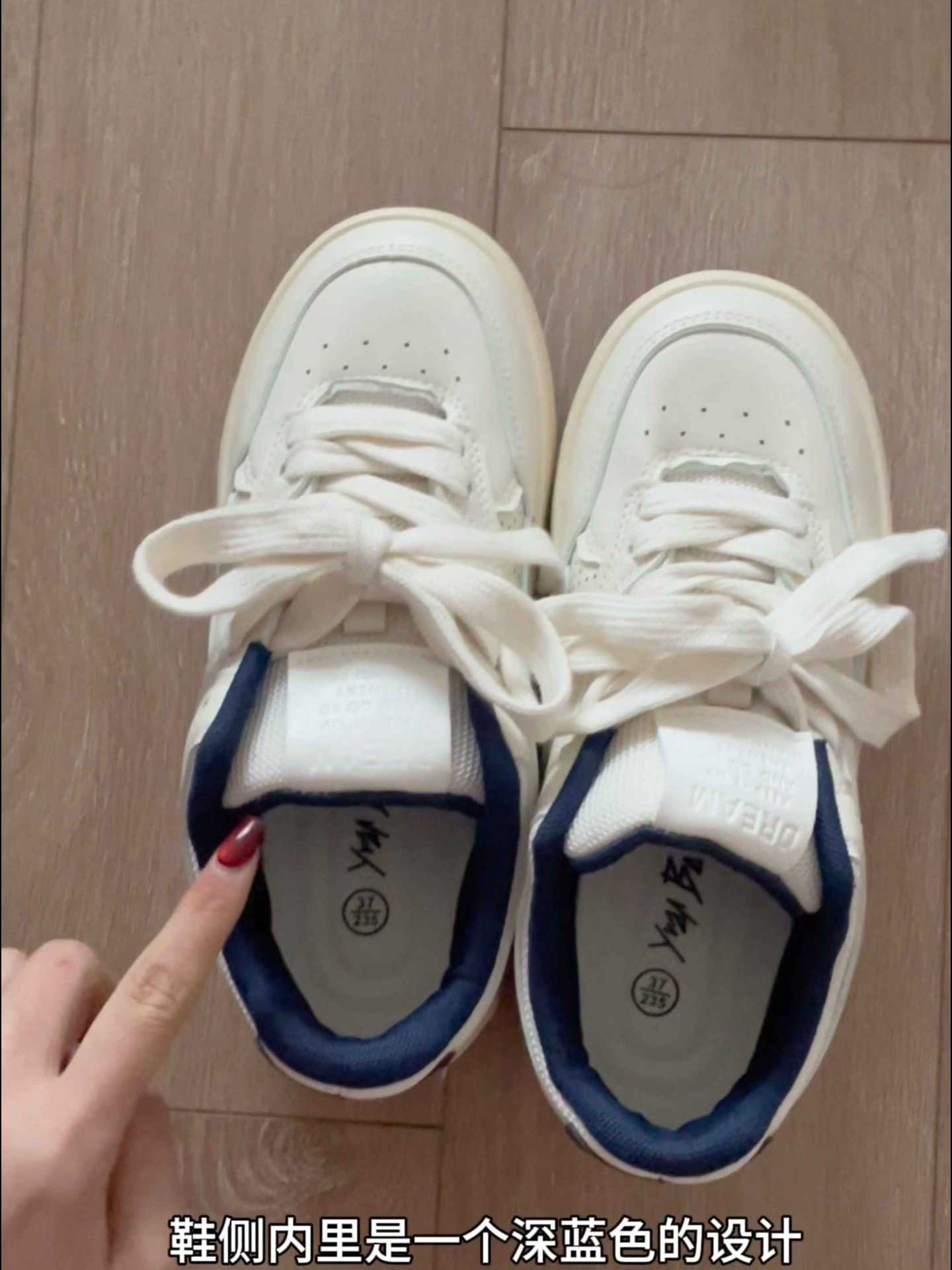 

Ретро маленькие белые туфли женские весна 2025 новые нишевые студенческие женские кеды в гонконгском стиле молочные маленькие желтые туфли женские 40 синий