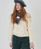 THE-ABON Soft Round Cable Knit Oatmeal