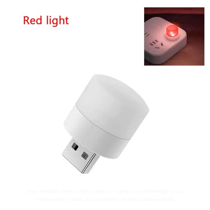 USB LED Reading Lantern Mini Portable Book Light USB Plug -in Light Electric Source Library Round Reading Eye Protection Light
