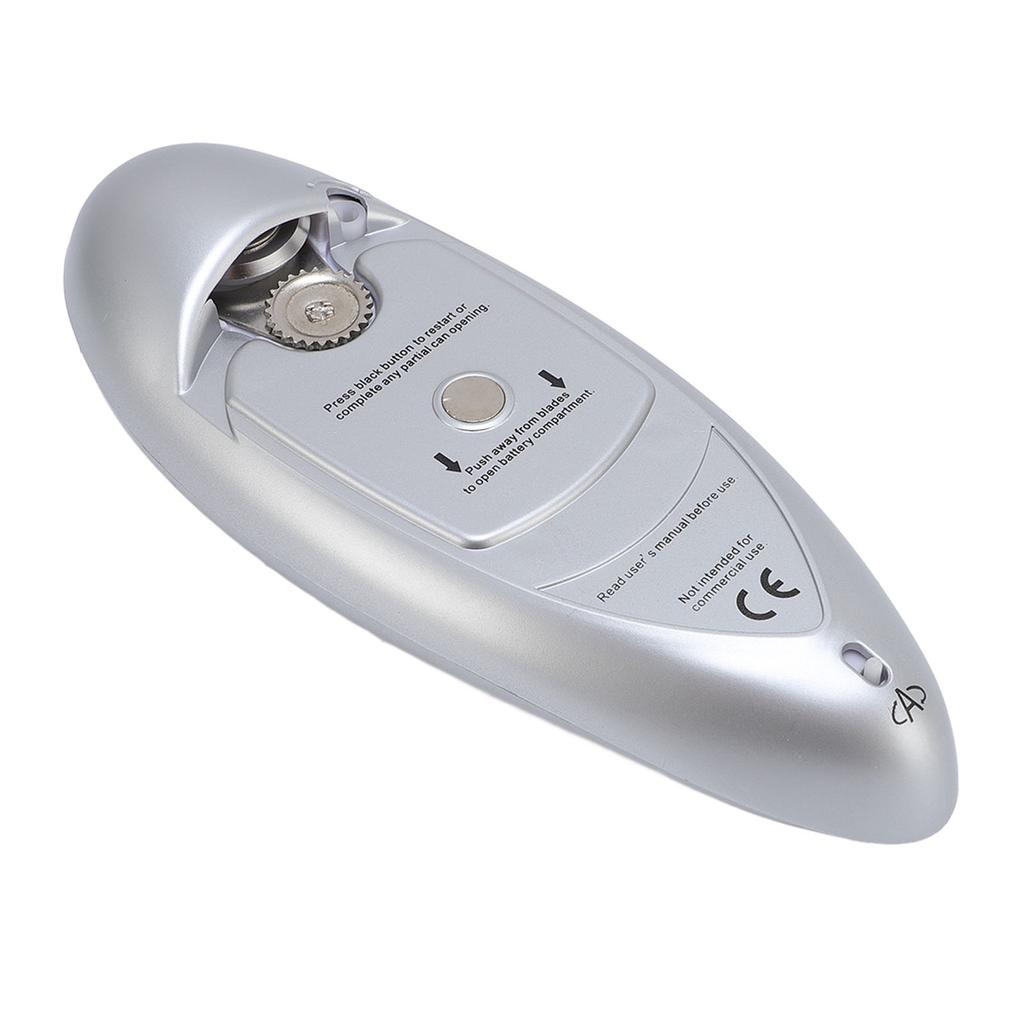 Elektrický otvírák na konzervy Jednodotykový na baterie Nerezový Automatický otvírák na konzervy