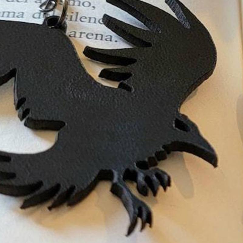 Black Crow Drop Earrings Black Bird Dangle Earrings Ear Jewelry Party Earrings Gift Acrylic Material for Women Girls