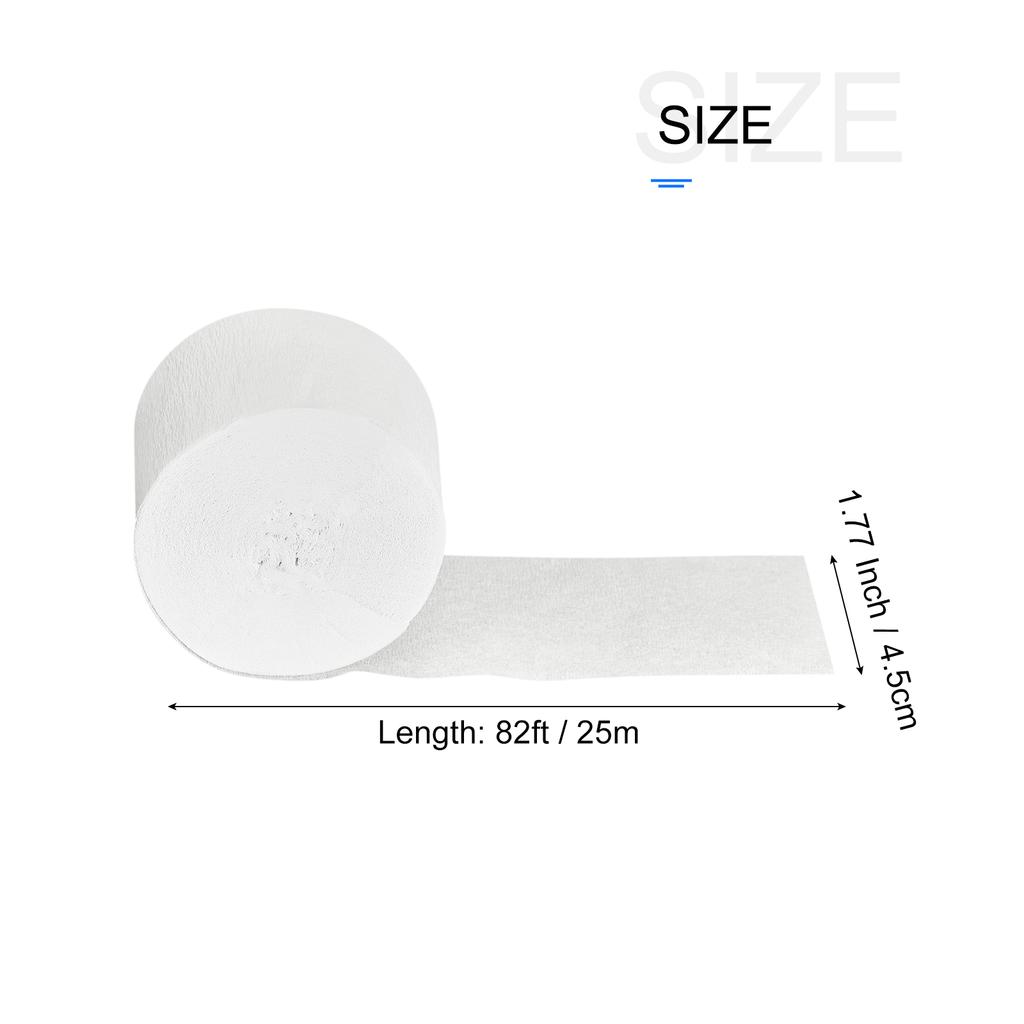 Krepppapier Girlande Krepppapier Dekoration 82ft Lang 1.77 Zoll Breit für Hochzeitszeremonie Verschiedene Große Festivals Dekoration