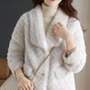 Fur New Lapel Imitation Sheep Shearing Lamb Wool Granular Coat Women's Thickened Warm Young