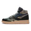 Li Ning Bekväma Mångsidiga Stötdämpande Halkfria Höga Skateskor Dam Sneakers Blå Svart AZGS044-3