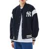 MLB College Style Series Baseball Jacket Unisex Black 3AJPV0934-50BKS