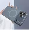 Magnetic Window iPhone 17 Case, Solid Color Liquid Skin Feel, Soft Drop-Proof Cover for Apple 16 Pro Max