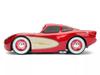 JADA TOYS 124 Cars Cruising Lightning McQueen with Tire Rack Disney Pixar Cars Lightning McQueen Minicar 98033 [Used]