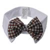 13,6*2,2 Pollici Scozzese Vintage Collare Poliestere Animale Domestico Scozzese Finta Cravatta Papillon Sicurezza Collare Gatto Animale Domestico