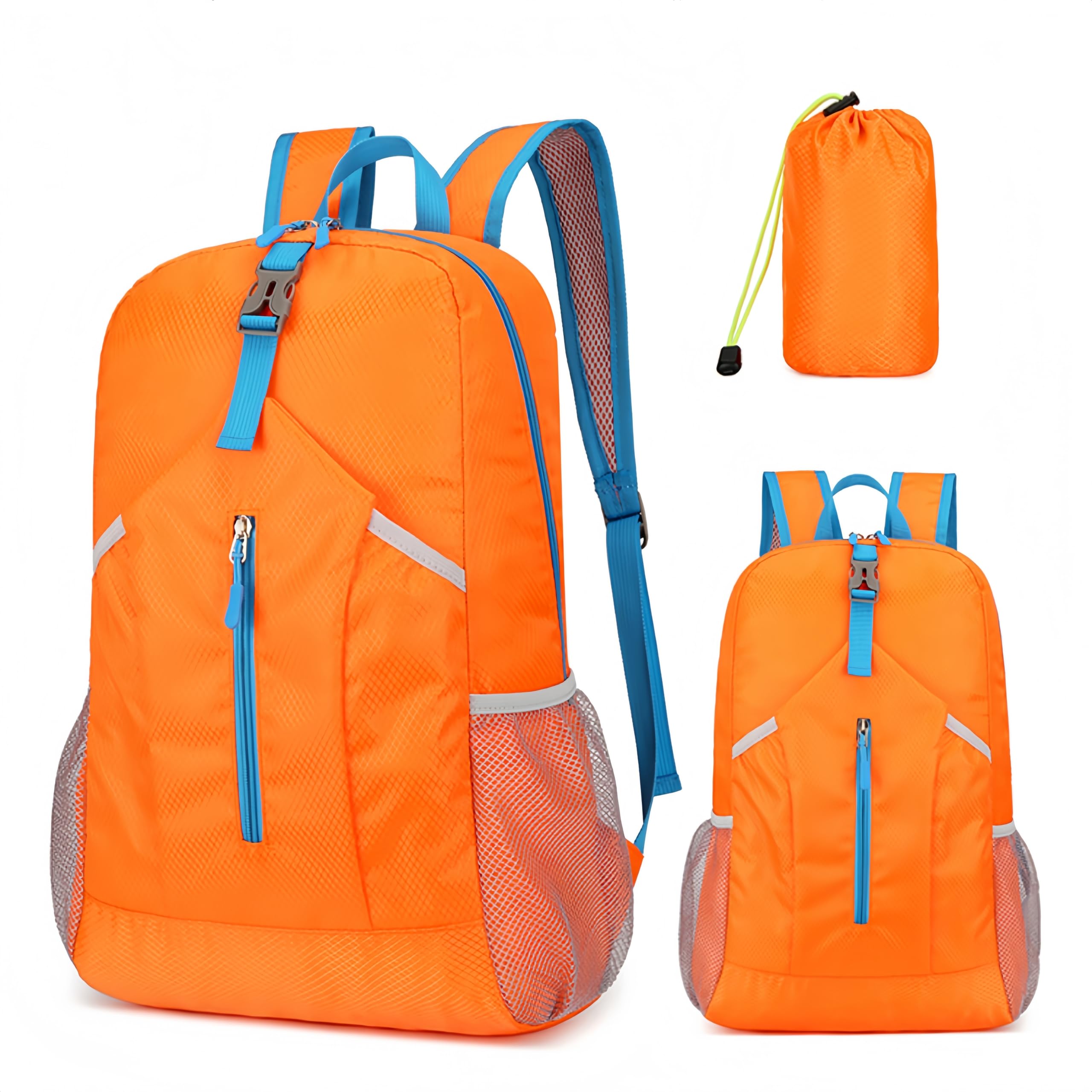 [Linghe] Lightweight Foldable Backpack, Outdoor Backpack, Ultralight Portable Backpack, Waterproof, 30L Large Capacity, Compact, for Outdoor